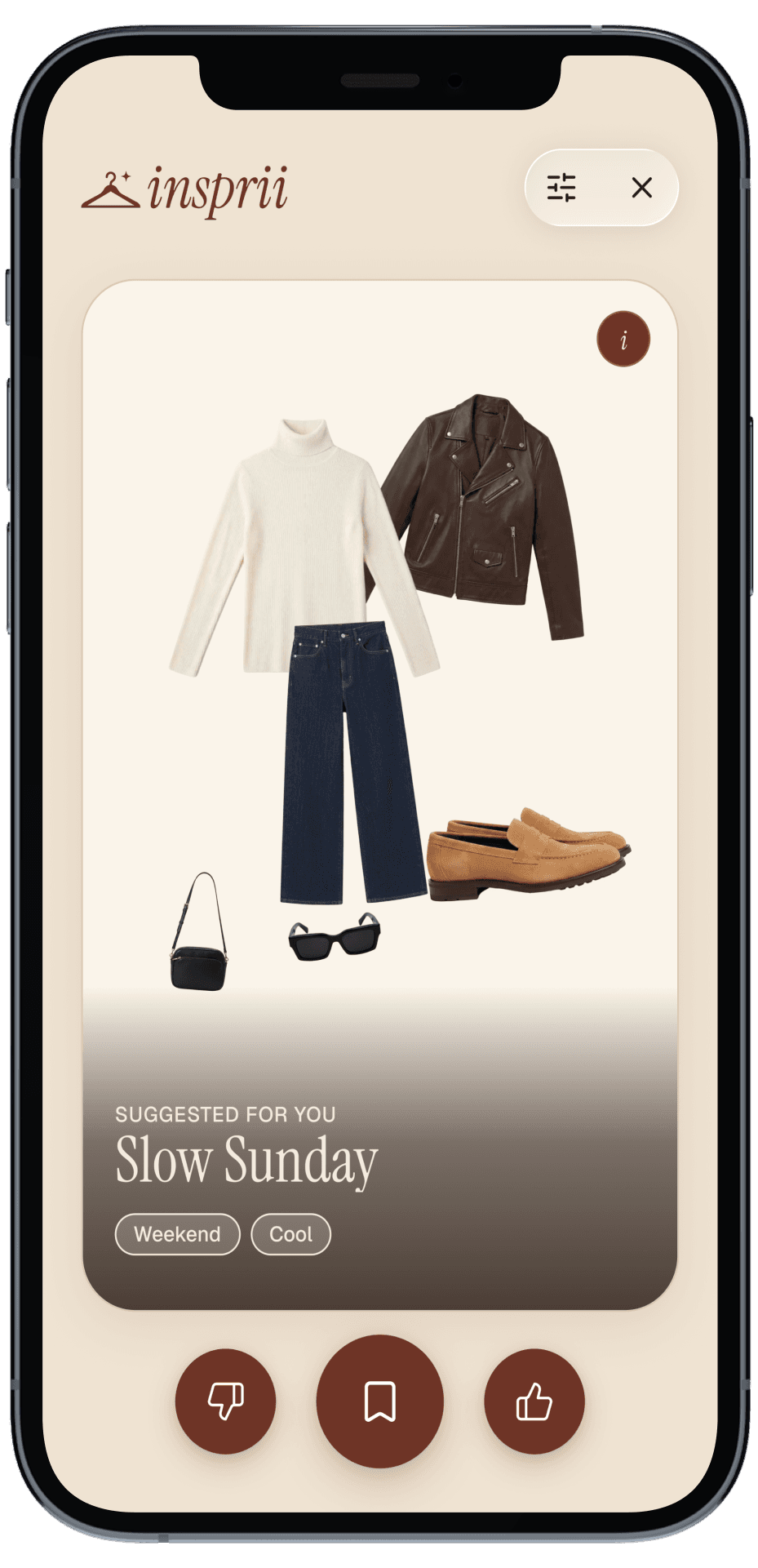 Insprii outfit card