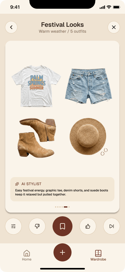Insprii outfit card